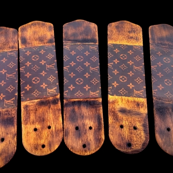 Handcrafted Wood Custom Ceiling Fan Blades - Picture 4 of 15